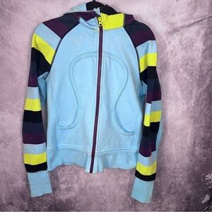 Lululemon Athletica Scuba Hoodie Womens Blue XS Full Zip Up Sweater